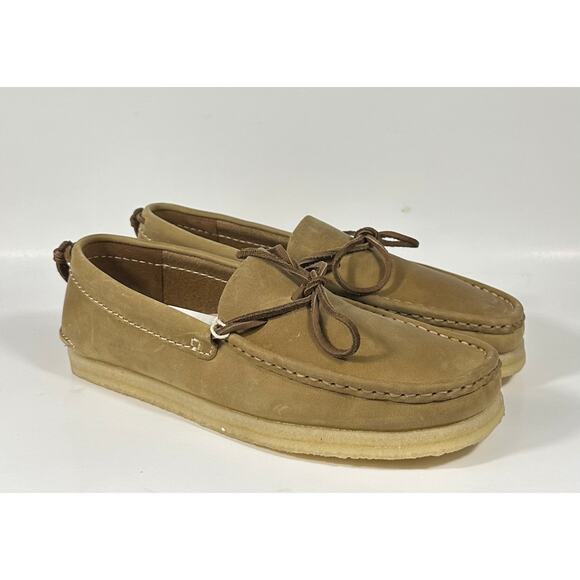 Clarks Originals Godney Mocc Men’s 8.5 – Tan Leather Crepe Sole (New w/ Box) - Picture 3 of 8